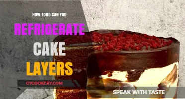 Refrigerating Cake Layers: Optimal Storage Time for Freshness and Flavor