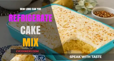 Refrigerating Cake Mix: How Long Can You Safely Store It?