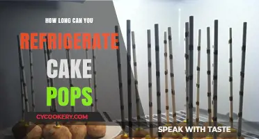 Refrigerating Cake Pops: Optimal Storage Time for Freshness and Flavor