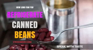 Refrigerating Canned Beans: Optimal Storage Time and Safety Tips