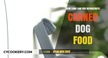 Refrigerating Canned Dog Food: Safe Storage Duration Explained