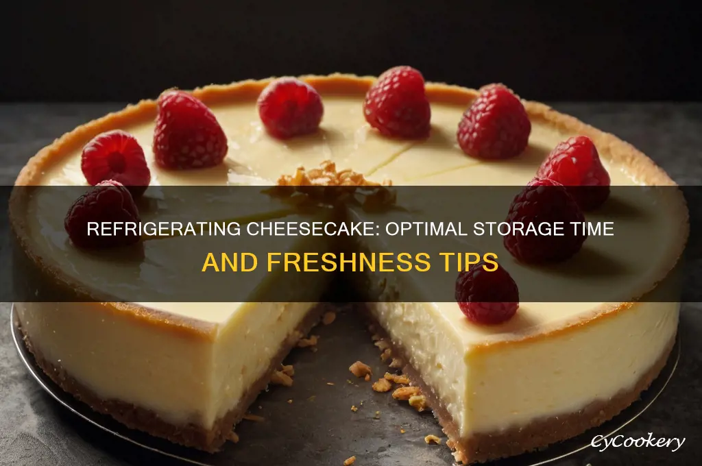 how long can you refrigerate cheesecake