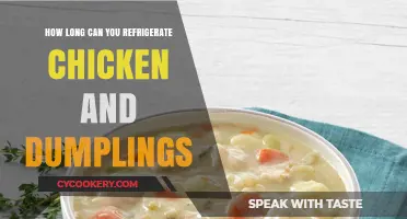 Refrigerating Chicken and Dumplings: Safe Storage Tips and Time Limits