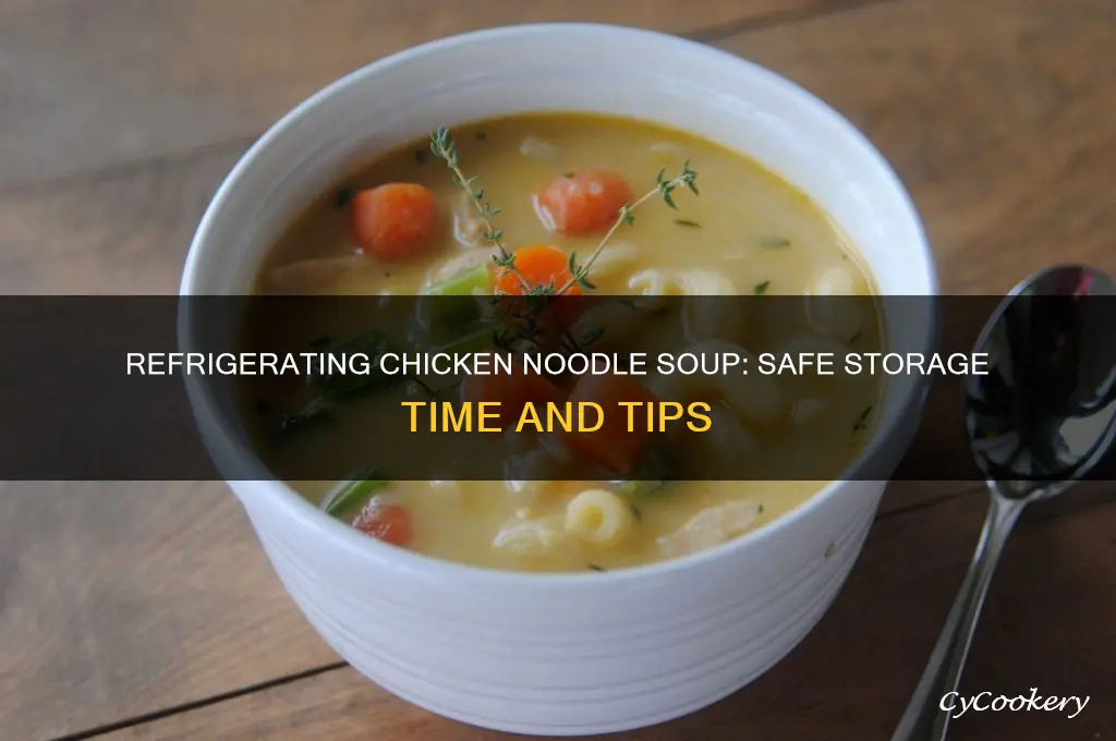 how long can you refrigerate chicken noodle soup
