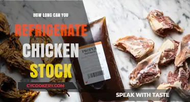 Refrigerating Chicken Stock: Optimal Storage Time and Safety Tips