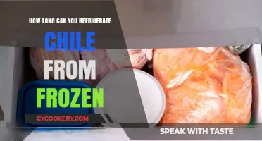 Refrigerating Frozen Chile: Safe Storage Time and Tips