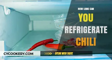 Refrigerating Chili: Optimal Storage Time and Freshness Tips