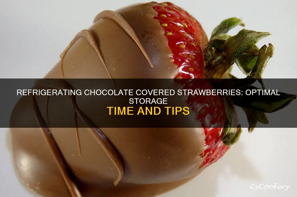 how long can you refrigerate chocolate covered strawberries