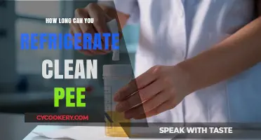 Refrigerating Clean Pee: Safe Storage Duration and Tips