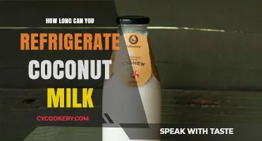 Refrigerating Coconut Milk: Optimal Storage Time and Freshness Tips