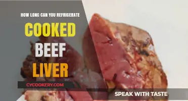 Refrigerating Cooked Beef Liver: Optimal Storage Time and Tips