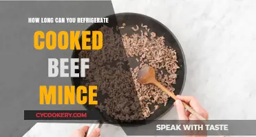 Refrigerating Cooked Beef Mince: Safe Storage Duration and Tips