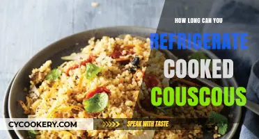 Refrigerating Cooked Couscous: Optimal Storage Time and Tips