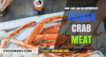 Refrigerating Cooked Crab Meat: Optimal Storage Time and Tips