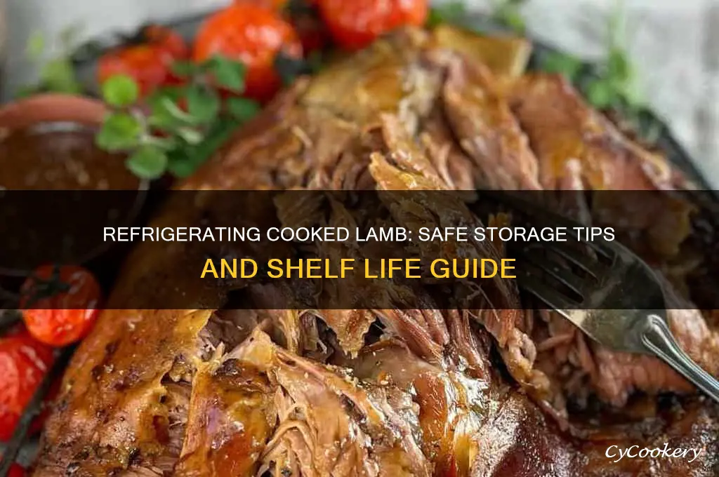 how long can you refrigerate cooked lamb