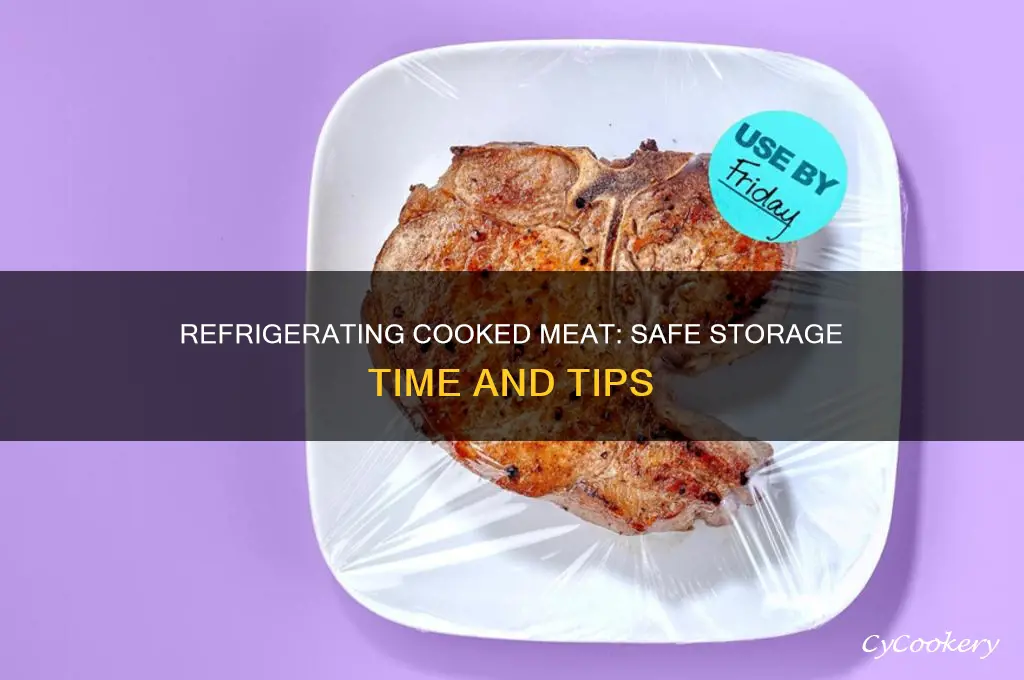 how long can you refrigerate cooked meatb