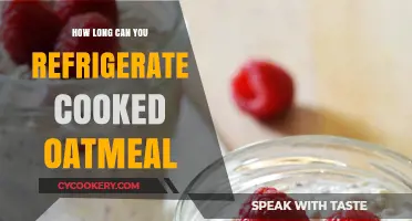Refrigerating Cooked Oatmeal: Safe Storage Duration and Tips