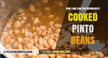 Refrigerating Cooked Pinto Beans: Optimal Storage Time and Tips