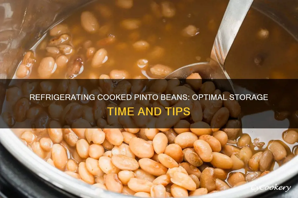 how long can you refrigerate cooked pinto beans