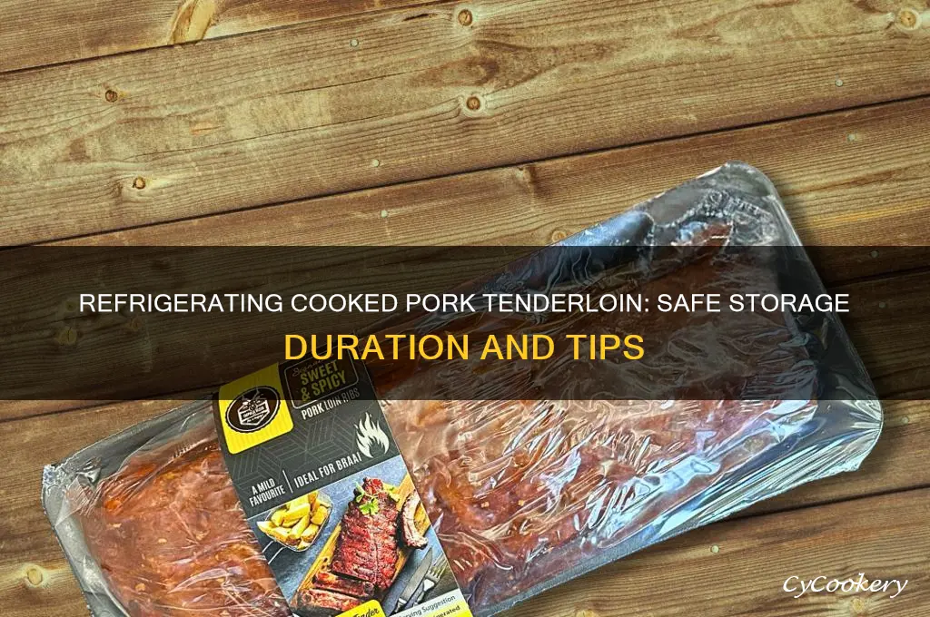 how long can you refrigerate cooked pork tenderloin