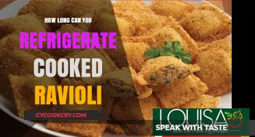 Refrigerating Cooked Ravioli: Optimal Storage Time and Safety Tips