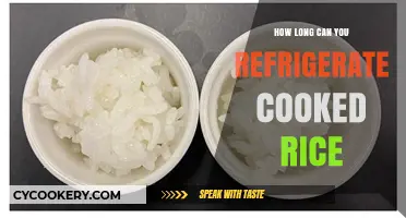 Refrigerating Cooked Rice: Safe Storage Duration and Tips