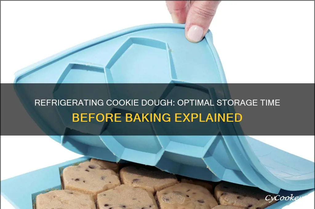 how long can you refrigerate cookie dough before baking