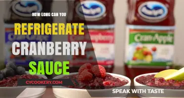 Refrigerating Cranberry Sauce: Optimal Storage Time and Freshness Tips