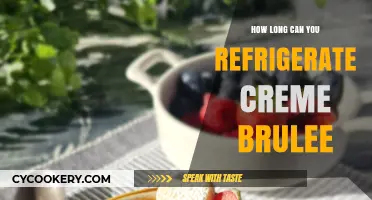 Refrigerating Creme Brulee: Optimal Storage Time and Freshness Tips