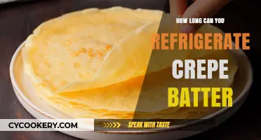 Refrigerating Crepe Batter: Optimal Storage Time for Freshness and Flavor
