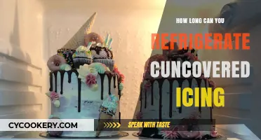 Refrigerating Uncovered Icing: How Long Does It Stay Fresh?