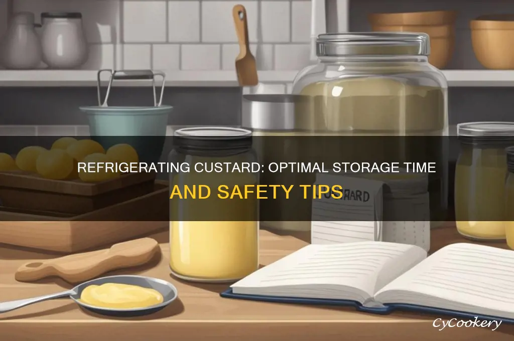 how long can you refrigerate custard