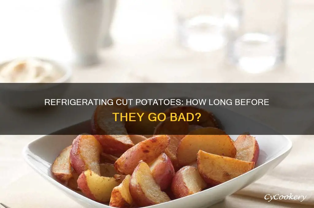 how long can you refrigerate cut potatoes