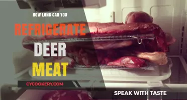 Refrigerating Deer Meat: Safe Storage Tips and Time Limits