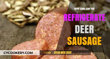 Refrigerating Deer Sausage: Optimal Storage Time and Safety Tips