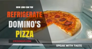 Refrigerating Domino's Pizza: Optimal Storage Time and Safety Tips