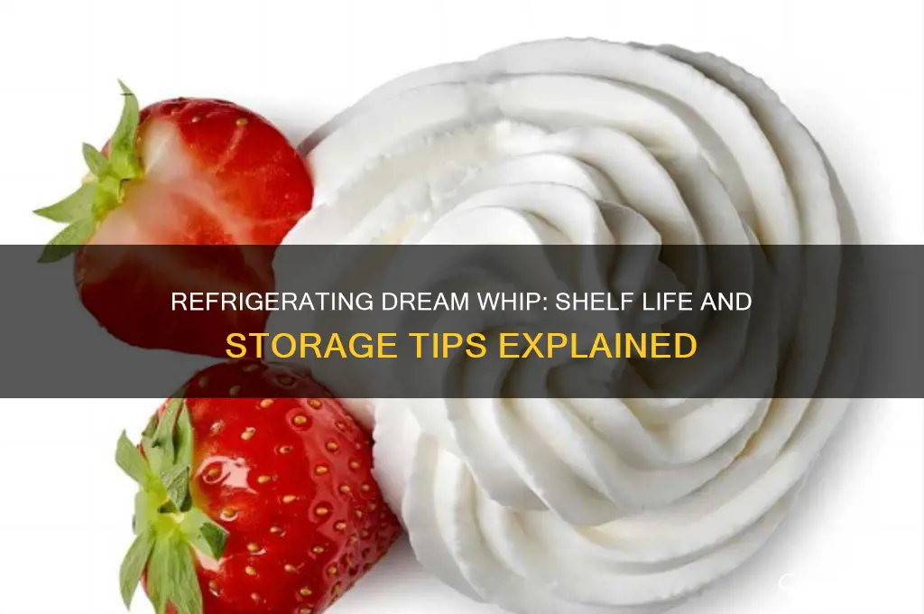 how long can you refrigerate dream whip