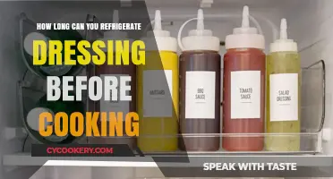 Refrigerating Dressing: Optimal Storage Time Before Cooking Explained