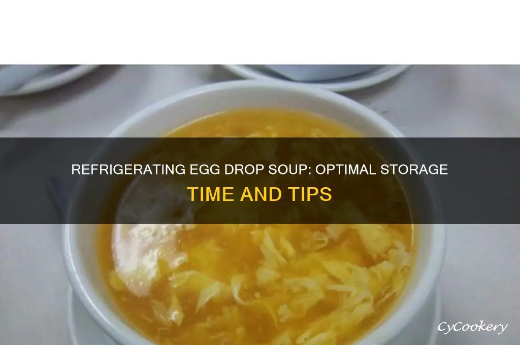 how long can you refrigerate egg drop soup