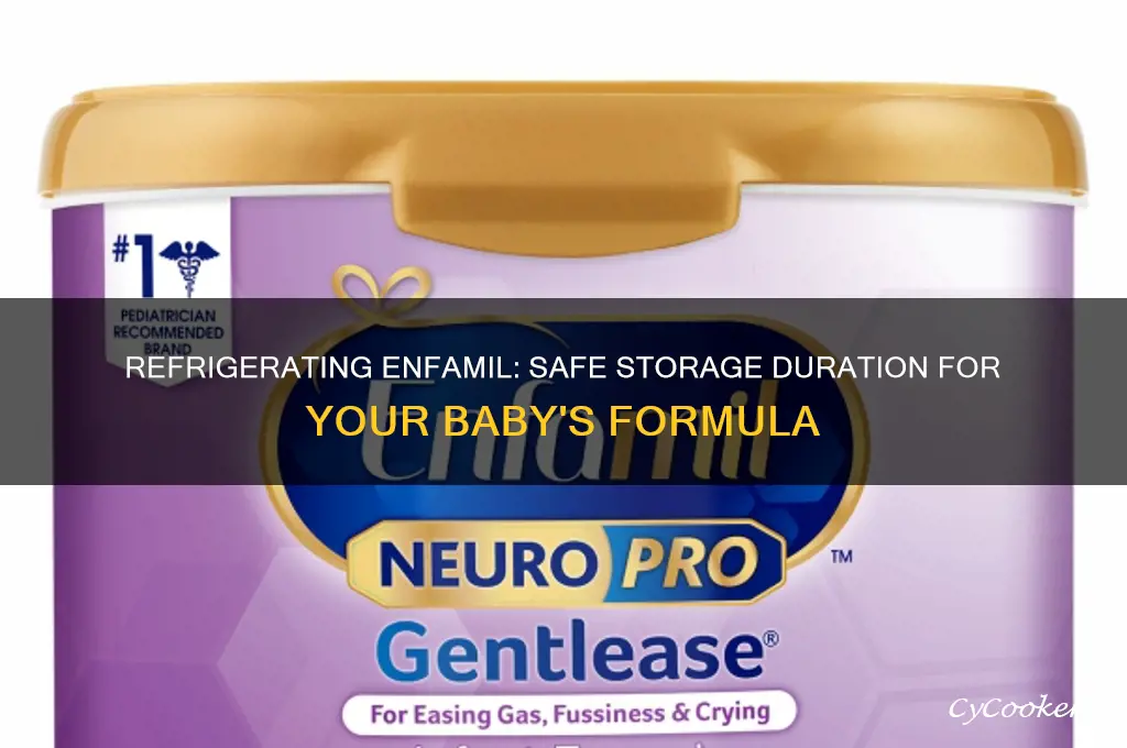 how long can you refrigerate enfamil