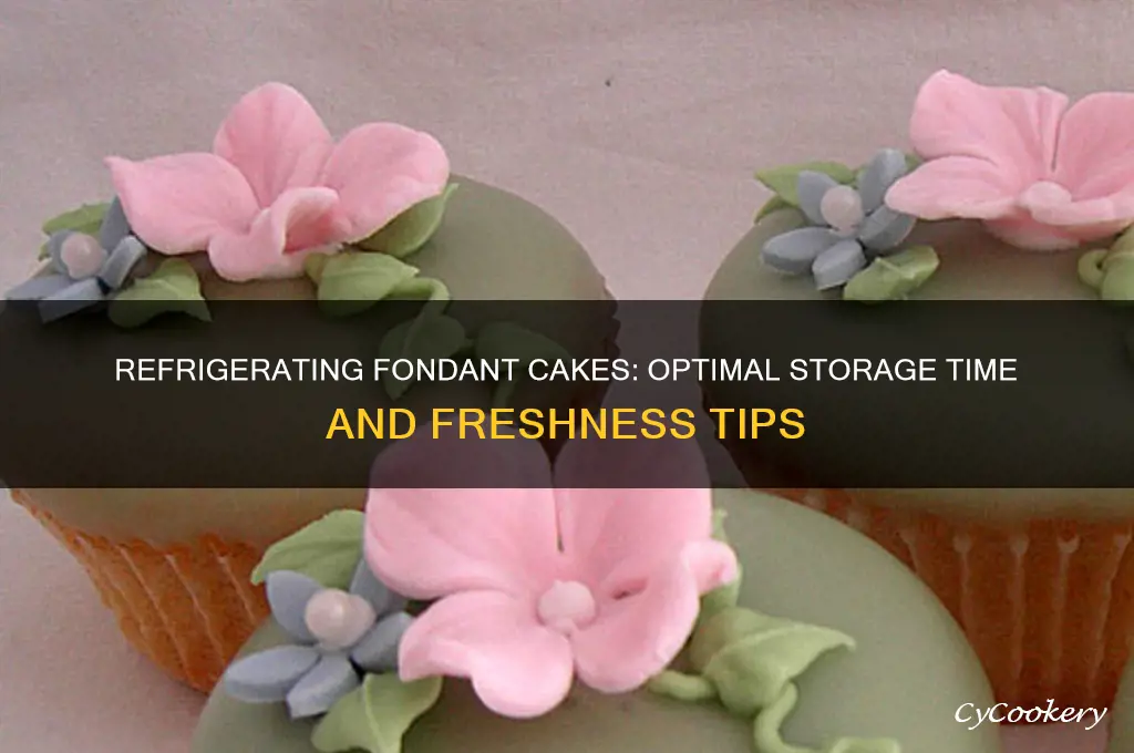 how long can you refrigerate fondant cakes
