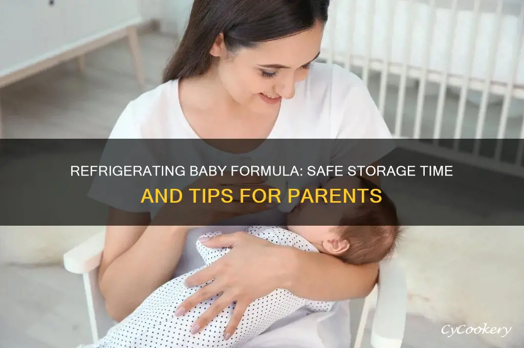 how long can you refrigerate formula