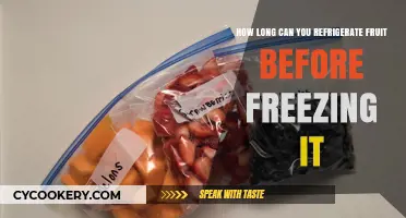 Refrigerating Fruit Before Freezing: Optimal Time for Freshness and Quality