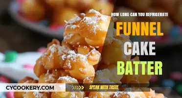 Refrigerating Funnel Cake Batter: Optimal Storage Time and Tips
