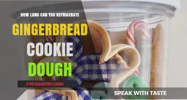 Gingerbread Cookie Dough Refrigeration: How Long Can You Store It?