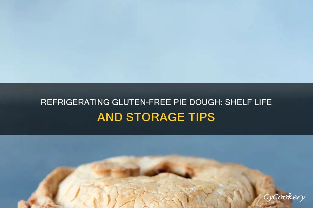 how long can you refrigerate gluten free pie dough