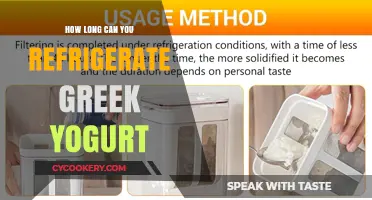 Refrigerating Greek Yogurt: Optimal Storage Time and Freshness Tips