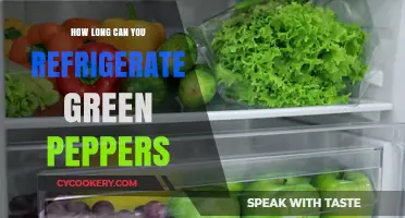 Refrigerating Green Peppers: Optimal Storage Time and Freshness Tips