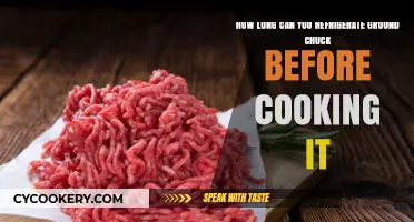 Refrigerating Ground Chuck: Safe Storage Time Before Cooking
