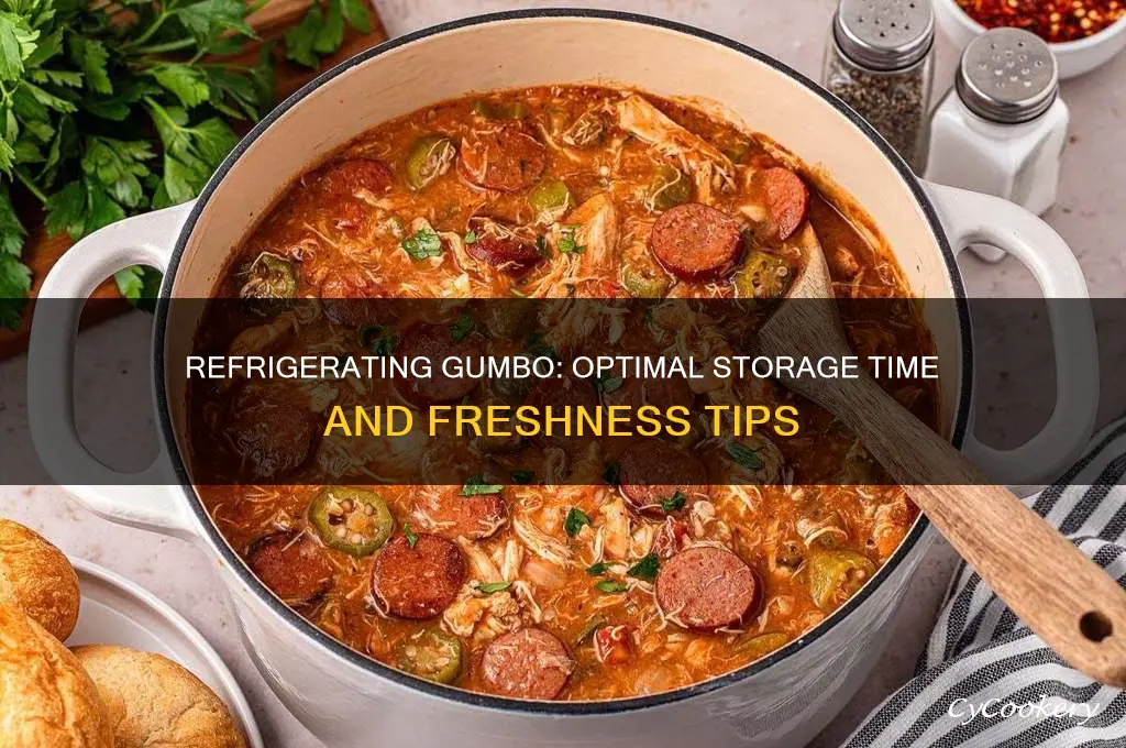 how long can you refrigerate gumbo